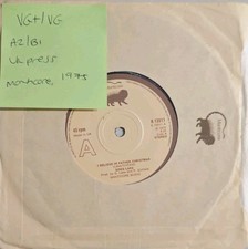 Greg Lake I Believe In Father Christmas Vinyl Record VG+/VG K13511 1975