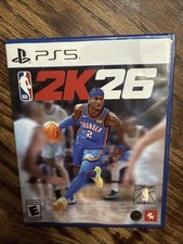 NBA 2K26 video game for the PlayStation 5 console. Shai Gilgeous-Alexander Cover