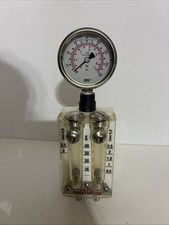 A.W. Chesterton Flow Guardian DP50 Dual Flowmeter 40 GPH 160 PSI WIKA Gauge