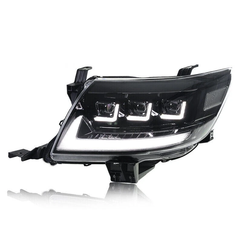 LED Headlight For Hilux Vigo 2012 2013 2014 Front DRL Sequential Turn Siganls - Image 3 of 4