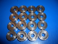 Used SKF " GERMANY" 627-Z 7mm 7 Ball Steel Caged Single Shield