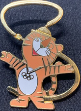 1988 Seoul Olympic Games Mascot Hodori Cloisonné Lapel Pin by HoHo NYC