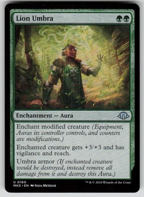 Lion Umbra Uncommon Modern Horizons 3 160 MTG Near Mint 2024