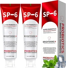 SP-6 Probiotic Toothpaste - Niacinamide Whitening Toothpaste Enhanced Formula wi