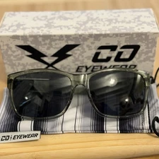 Co Eyewear Oiler Safety Glasses UV Sunglasses Z87 Gray Smoke Polarized NEW