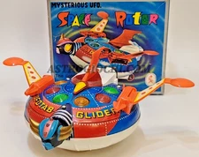 GOLDRAKE TIN TOYS UFO ROBOT GRENDIZER GOLDORAK CEPPI RATTI VINTAGE 79 NEW IN BOX