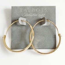 New Talbots Minimalist Statement Drop Earrings Gift Women Party Vacation Jewelry
