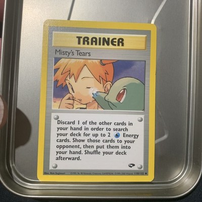 Pokémon Wizards Misty's Tears 118/132 Gym Challenge 1st Ed Regular Uncommon EN