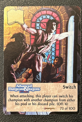 Spellfire CCG Common Wizard Spell Switch - Dragonlance 73 of 100
