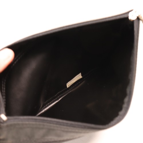 LeSportsac Make-up Reisetasche schwarz Nylon Reißverschluss Clutch Handtasche Tasche neu ohne Etikett - Bild 5 von 10
