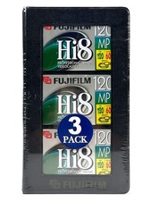 NEW Fujifilm Hi8 MP P6-120 Professional Grade Videocassette - 3 Pack