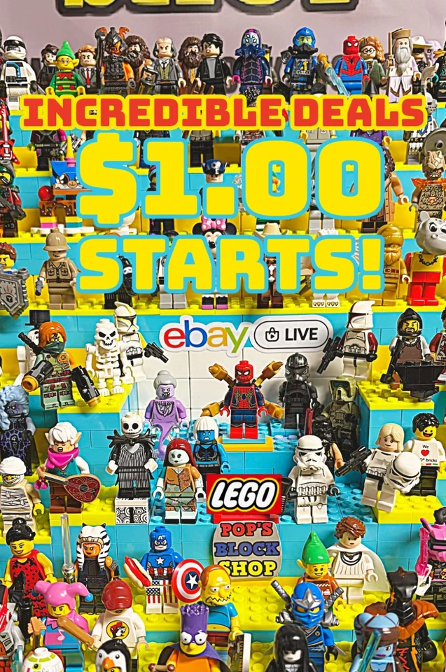 LEGO MINIFIGURE MANIA with $1.00 Starts AND RARE FINDS FOR EVERYONE