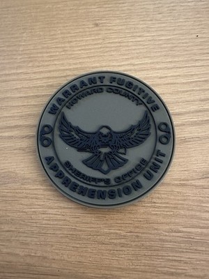 Howard County Sheriff s Office MD - Warrant Fugitive Unit PVC Patch (Dark Green)