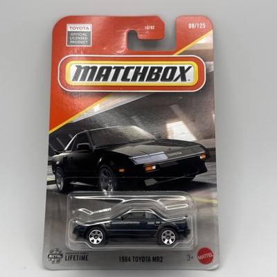 Matchbox 2025 1984 Black  Toyota MR2 8/125 Lights Up Version Brand New