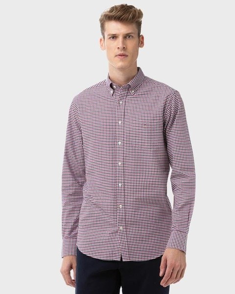 Men Gant Shirt Red Cotton 36 / S / 44 #7WY3