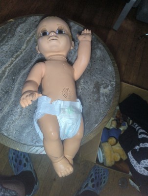 Luvabella Interactive Doll Blonde Blue Eyes Moves Talking Laughs