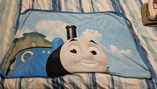 Vintage Thomas The Train Fleece Blanket Blue Engine And Friends Large