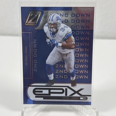 2005 Donruss Zenith Epix 2nd Down Blue /400 Kevin Jones #E-18 NM Card Lions