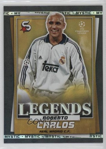 Roberto Carlos [Mystic] #194 2022 Topps UEFA Superstars card