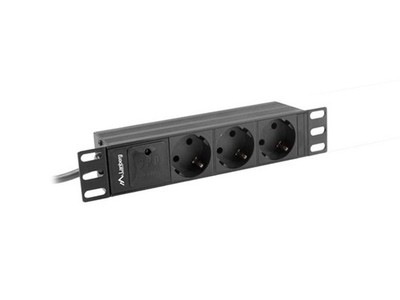 Lanberg PDU Steckdosenleiste 10`` 1U 3x S NEW