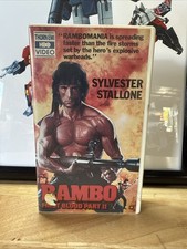 Rambo First Blood Part 2 VHS-Sylvester Stallone-Clamshell THORN EMI 1st Release
