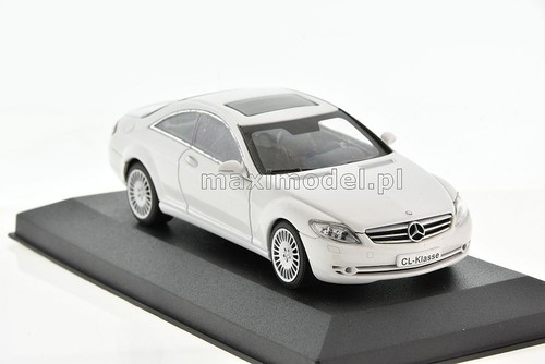 MERCEDES CL500 C216 WHITE 2007 1/43 AUTOART - Picture 4 of 5