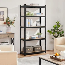 Heavy Duty 5 Tier Metal Storage Rack Shelf Garage Storage Organizer Furniture
