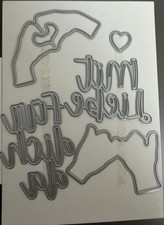 Stampin  Up! Dies  Worte von Herzen   (159279...