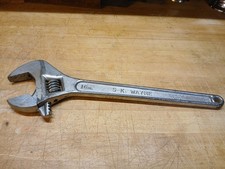 S-K WAYNE 16" Adjustable Wrench FORGED ALLOY - Made in OHIO USA SK NICE!