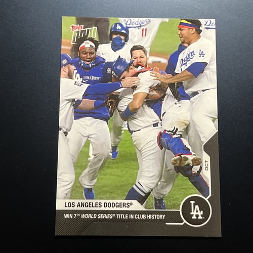 2020 Topps Now M-OCT Los Angeles Dodgers