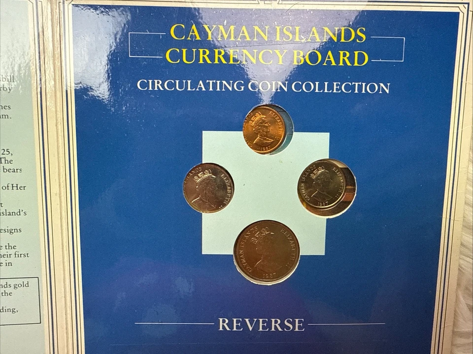 Cayman Islands 1987 Uncirculated Set in Folder No Outer Sleeve - Image 4 of 4