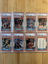 1986-87 Fleer Basketball SET - ALL PSA 6, 7, 8’s - NO JORDAN - #1-132