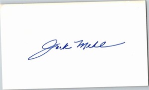 1970's -Jack Mehl- Signed/Autograph/Auto Postcard Hood College Blazers NBA