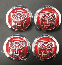 Metal Transformers Decepticon Autobots Logo Badge Car Emblem Decal 4pcs New