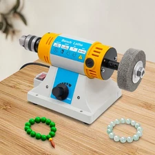 Pro Jewelry Bench Polisher Bench Lathe Polishing Buffer Grinder Buffing Machine