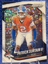 Patrick Surtain II 2025 Panini Prizm #97 White Disco Denver Broncos
