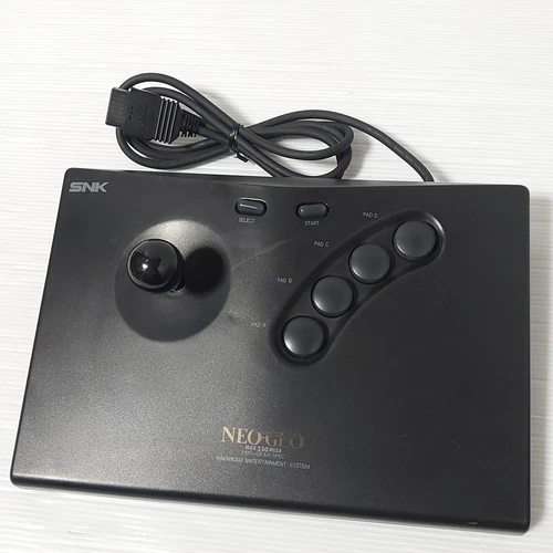SNK NEO GEO AES Controller Joystick Arcade stick AES MVS CD Tested Import Japan