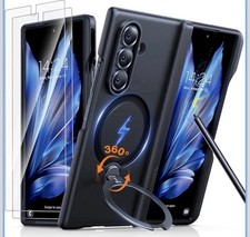 TORRAS 360° Spin Magnetic 360 Case for Samsung Galaxy Z Fold 7, Black. Sealed