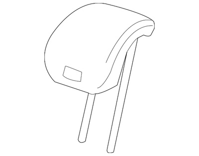 Genuine GM Jet Black 3rd Row Seat Head Restraint 84531438 | eBay