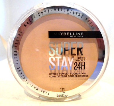 Maybelline Super Stay 24H Hybrid Powder Foundation 112 0.21oz / 6g Sealed