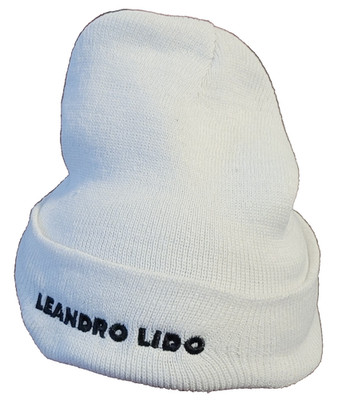 Leandro Lido Beanie Wintermütze Weiß Unisex Einheitsgröße Neu Mode Freizeit