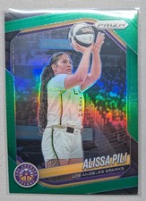 2025 Panini Prizm WNBA Alissa Pili Sparks Green Refractor #78