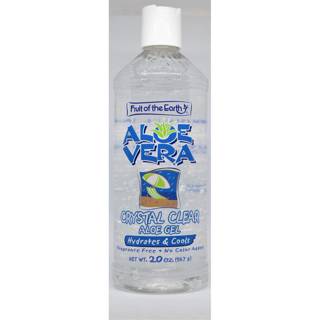Fruit of the Earth Aloe Vera Crystal Clear Gel 20 унций гель 3090₽