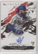 2021 Topps Inception Rookie and Emerging Star 238/249 Leody Taveras Auto 8k4
