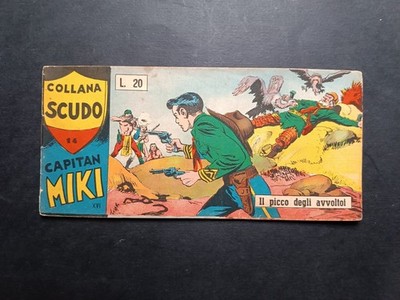 Comic CAPTAIN MIKI SHIELD NECKLACE The Peak of Vultures No. 14 - XVI 1959
