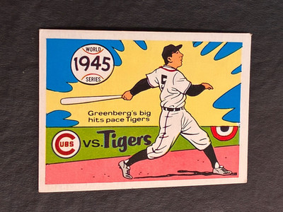1970 Fleer Laughlin 1945 World Series Cubs Vs Tigers #42 - Hank Greenberg - NM
