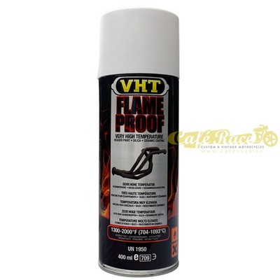 VHT Flame Proof Lack weiß matt für Abflüsse beständig bis 1093°C