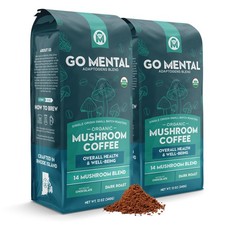 Organic 14 Mushroom Coffee Blend Dark Roast, Organic Lion's Mane, Chaga, Red ...