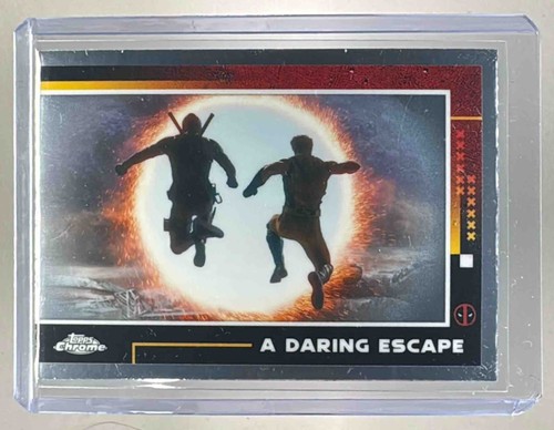 A Daring Escape 2025 Topps Chrome Deadpool #90 Multiverse And More