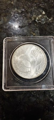 1972 D GERMANY Munich Summer Olympics Games Schleife PRF Silver 10 M Coin i96660